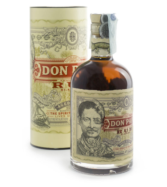 Rum Don Papa con confezione